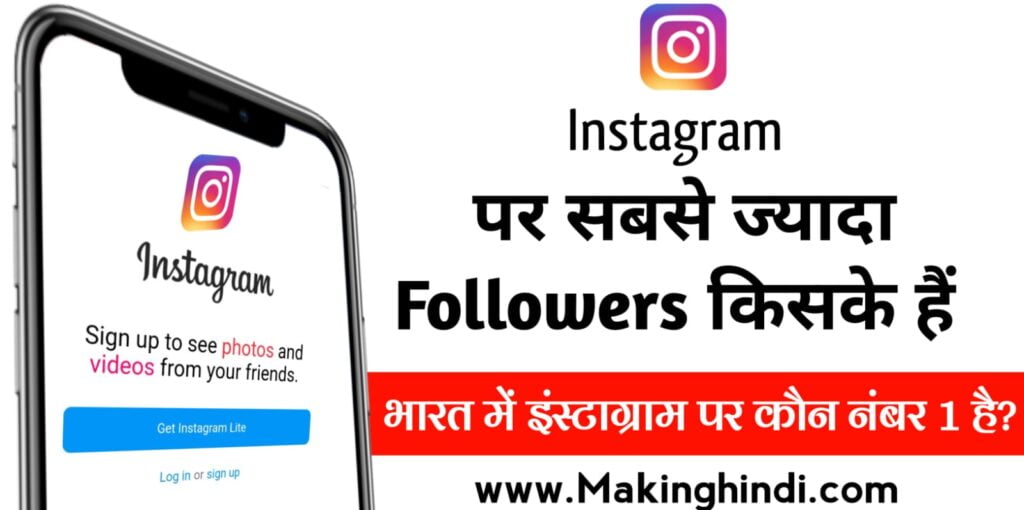 Instagram Par Sabse Jyada Followers Kiske Hain
